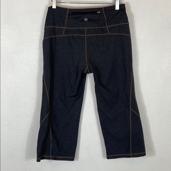 Athleta Pants - Athleta wide leg cropped grey yoga legging